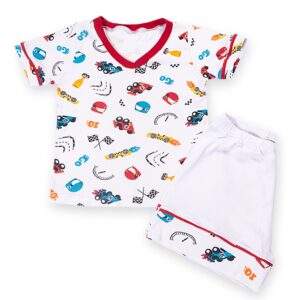 Pijama Infantil Manga Curta de Malha 100% Algodão – Personalizável